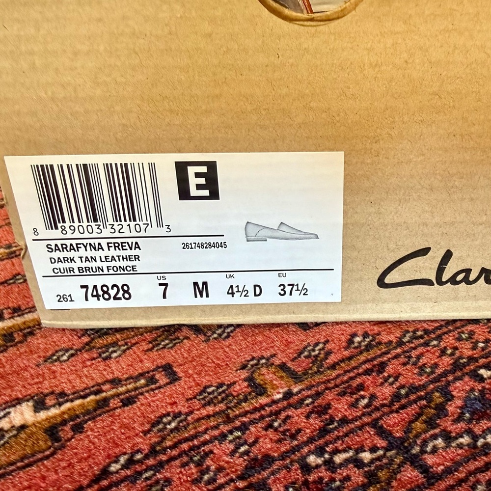 Clarks Sarafyna Freva Loafer Tan Leather - Picture 9 of 12
